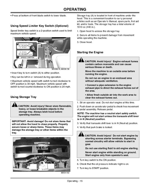 John Deere XUV620i Gator Utility Vehicles (SN: 010001 - 020000) (North America) Operators Manual (OMM155882)