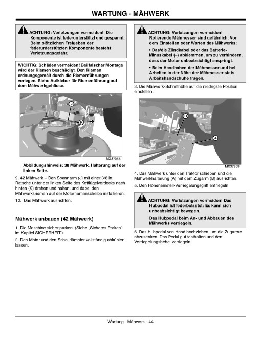 John Deere Select Series X300, X304 and X320 (SN: 085001-150000) Lawn Tractors (Export Edition) Operators Manual (OMM157374)