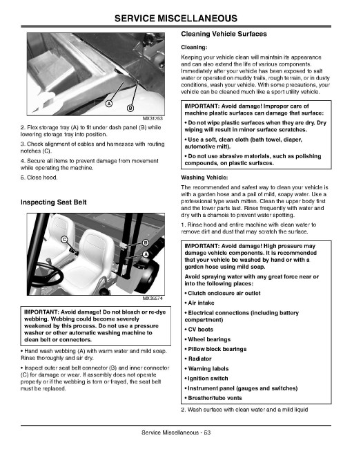 John Deere XUV620i Gator Utility Vehicles (SN: from 020001) (North America) Operators Manual (OMM157855)
