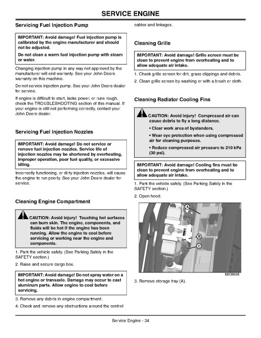 John Deere XUV850D Gator Utility Vehicles (SN: from 020001) (North America) Operators Manual (OMM157858)