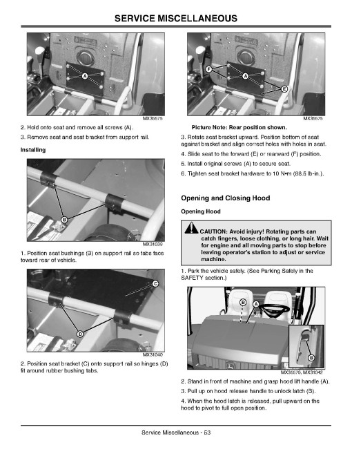 John Deere XUV850D Gator Utility Vehicles (SN: from 020001) (North America) Operators Manual (OMM157858)