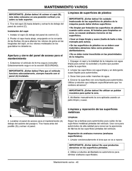 John Deere TX Turf Gator Utility Vehicles (SN: 030001 - 050000) (Export Edition) Operators Manual (OMM158210)