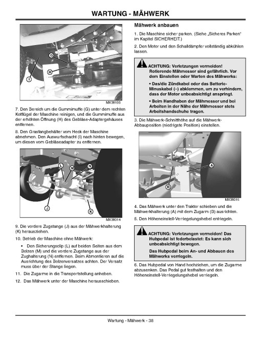 John Deere Select Series X300R (SN: 150001-180000) Lawn Tractors (Export Edition) Operators Manual (OMM161611)