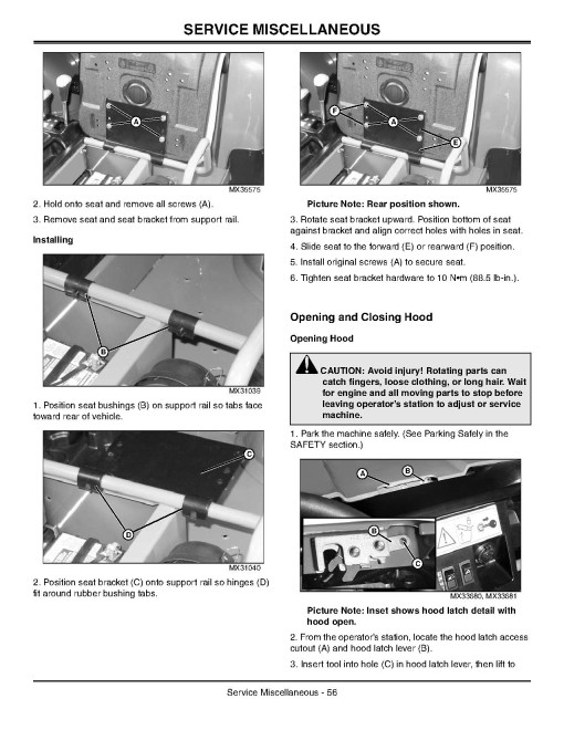 John Deere XUV850D Gator Utility Vehicles (SN: from 080000) (Export Edition) Operators Manual (OMM162658)