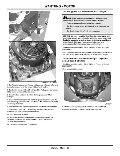 John Deere EZTrak Z425 (SN: 100001-120000) Zero-Turn Mowers (Export Edition) Operators Manual (OMM162964)