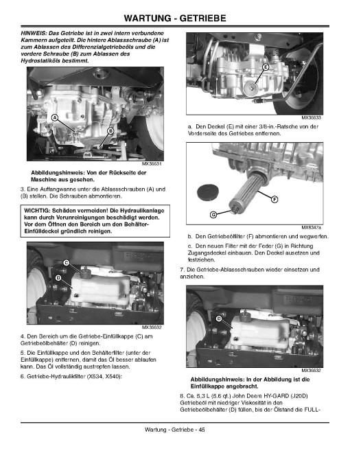 John Deere Select Series X534 and X540 (SN: 060001-070000) Lawn Tractors (Export Edition) Operators Manual (OMM163308)