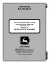 John Deere Ultimate Select Series X700, X720, X724, X728, X729 (SN: 070001-) Lawn Tractors (N.America) Operators Manual (OMM164429)