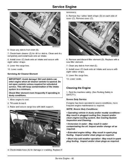 John Deere XUV550 S4 Gator Utility Vehicles (SN: 010001 - 030000) (North America) Operators Manual (OMM164562)