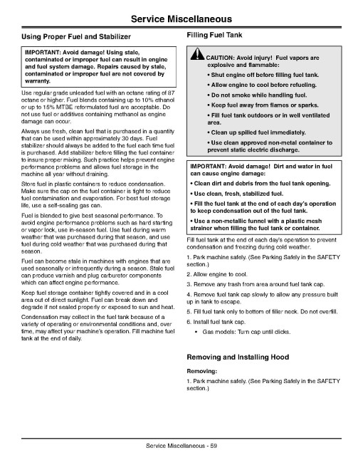 John Deere Select Series X500, X530, X534, X540 (SN: 070001-080000) Lawn Tractors (North America) Operators Manual (OMM164739)