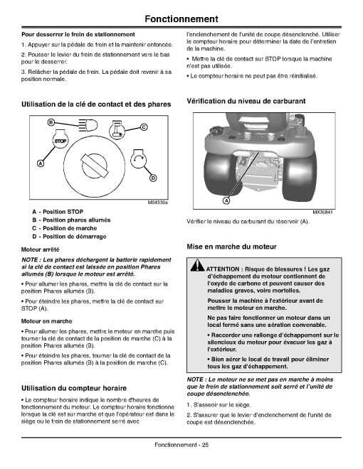 John Deere Select Series X300, X304 and X320 (SN: 220001-250000) Lawn Tractors (Export Edition) Operators Manual (OMM164740)