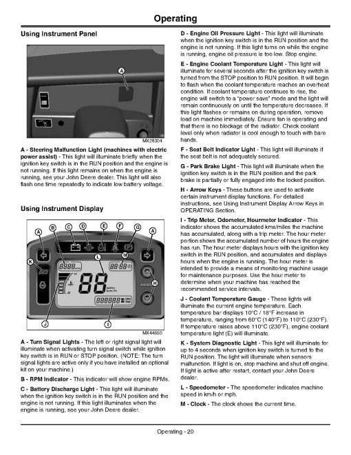 John Deere XUV825i Gator Utility Vehicles (SN: 040001 - 060000) (North America) Operators Manual (OMM166799)