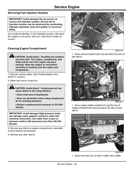 John Deere M-Gator A3 Utility Vehicles (SN: 060001 - 080000) (North America) Operators Manual (OMM168317)