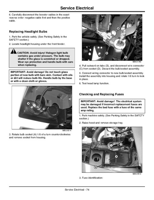 John Deere XUV855D Gator Utility Vehicles (SN: 060001 - 080000) (Export Edition) Operators Manual (OMM168344)