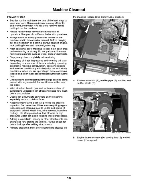 John Deere CX Compact Series Gator Utility Vehicles (SN: from 100001) (Export Edition) Operators Manual (OMM168596)