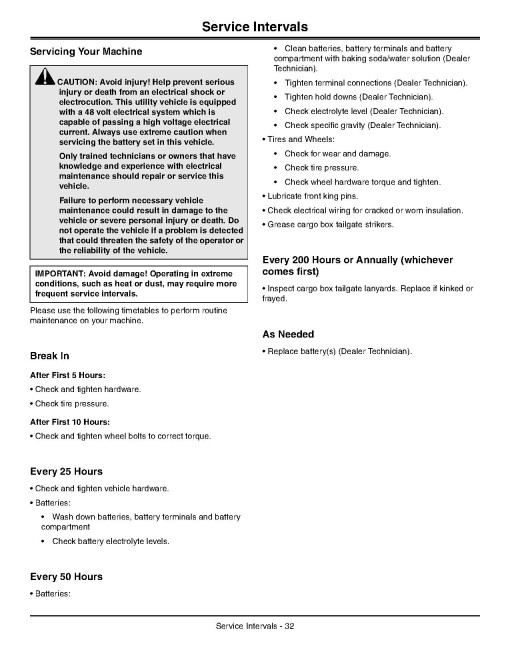 John Deere TE Electric Gator Utility Vehicles (SN: 070001 - 090000) (Export Edition) Operators Manual (OMM168613)