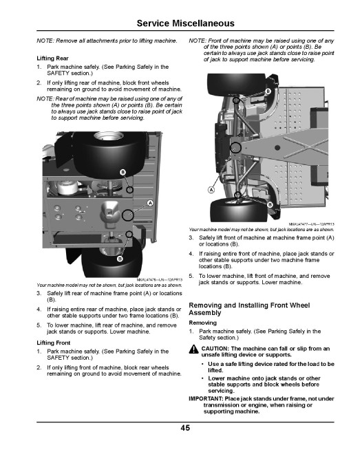 John Deere TS 4x2 Gator Utility Vehicles (SN: 070001 - 100000) (Export Edition) Operators Manual (OMM168735)