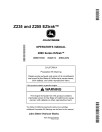 John Deere EZTrak Z235 and Z255 (SN: 150001-170000) Zero-Turn Mowers (North America) Operators Manual (OMM170184)