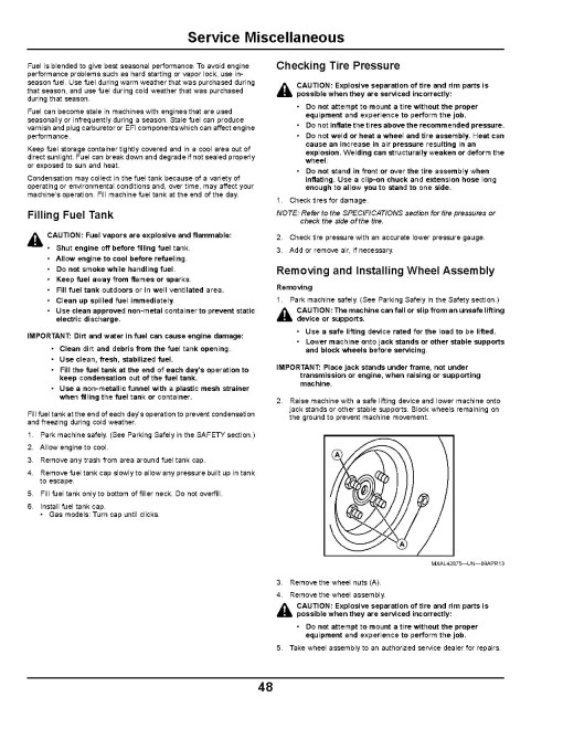 John Deere EZTrak Z425, Z445, Z465, Z645, Z655 and Z665 (SN:150001-170000) Zero-Turn Mowers (North America) Operators Manual (OMM170186)