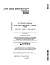 John Deere Select Series X305R (SN: 280001-310000) Lawn Tractors (Export Edition) Operators Manual (OMM170564)