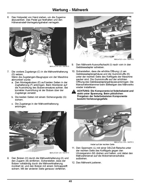 John Deere Select Series X305R (SN: 280001-310000) Lawn Tractors (Export Edition) Operators Manual (OMM170564)