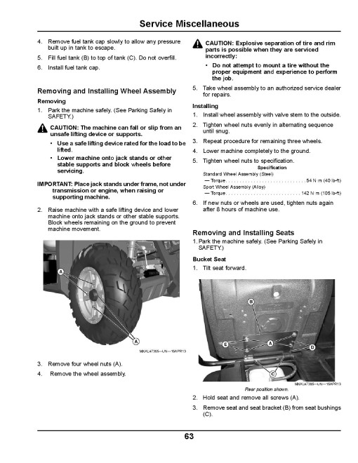 John Deere XUV550 Gator Utility Vehicles (SN: 030001 - 040000) (North America) Operators Manual (OMM171246)
