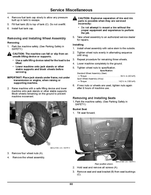 John Deere XUV550 Gator Utility Vehicles (SN: 030001 - 040001) (Export Edition) Operators Manual (OMM171249)