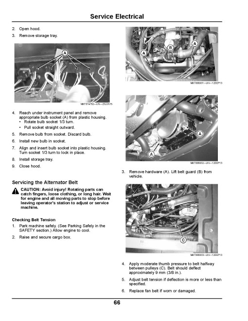 John Deere HPX 4x4 Diesel Gator Utility Vehicles (SN: from 120001) (Export Edition) Operators Manual (OMM171265)