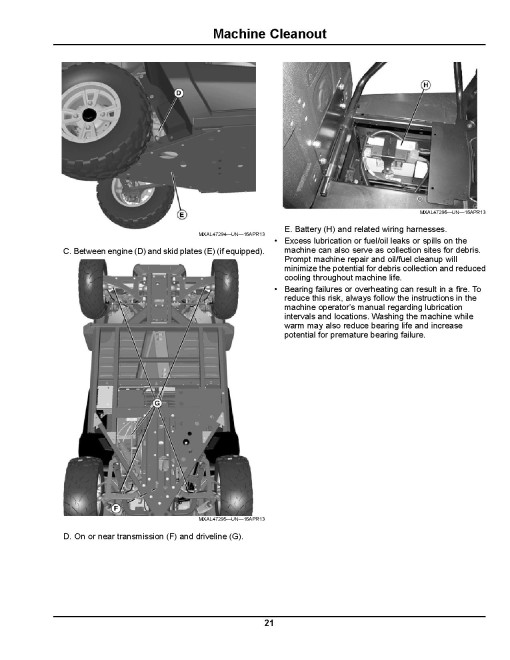 John Deere XUV550 S4 Gator Utility Vehicles (SN: 030001 - 040000) (North America) Operators Manual (OMM171288)