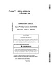 John Deere XUV550 S4 Gator Utility Vehicles (SN: 030001 - 040000) (Export Edition) Operators Manual (OMM171294)