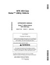 John Deere HPX 4x4 Gas Gator Utility Vehicles (SN: 120001 - 130000) (North America) Operators Manual (OMM171335)