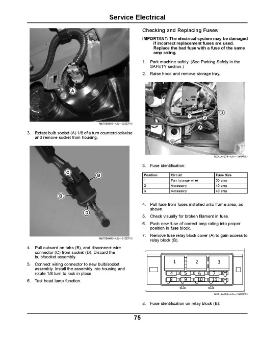 John Deere XUV825i Gator Utility Vehicles (SN: from 080001) (Export Edition) Operators Manual (OMM171355)