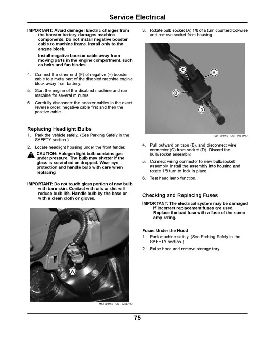 John Deere XUV855D S4 Gator Utility Vehicles (SN: from 080001) (Export Edition) Operators Manual (OMM171406)