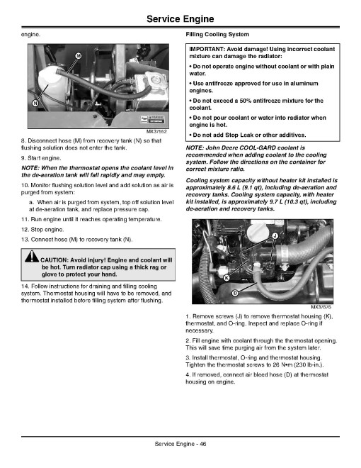 John Deere M-Gator A1 Military Utility Vehicles (SN: 090001 - 130000) (North America) Operators Manual (OMM171872)