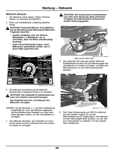 John Deere Select Series X305R (SN from 310001) Lawn Tractors (Export Edition) Operators Manual (OMM173270)