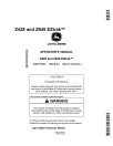 John Deere EZTrak Z425 and Z645 (SN from 170001) Zero-Turn Mowers (Export Edition) Operators Manual (OMM173445)