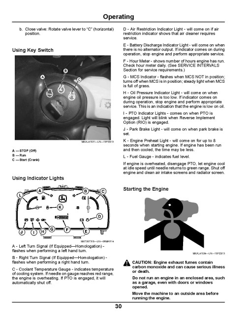 John Deere X950R (SN: 020001-030000) Lawn Tractors (Export Edition) Operators Manual (OMM173774)