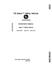John Deere TS 4x2 Gator Utility Vehicles (SN: 100001 - 150000) (Export Edition) Operators Manual (OMM173812)