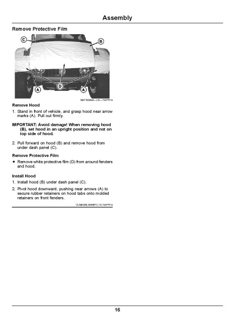John Deere TS 4x2 Gator Utility Vehicles (SN: 100001 - 150000) (Export Edition) Operators Manual (OMM173812)