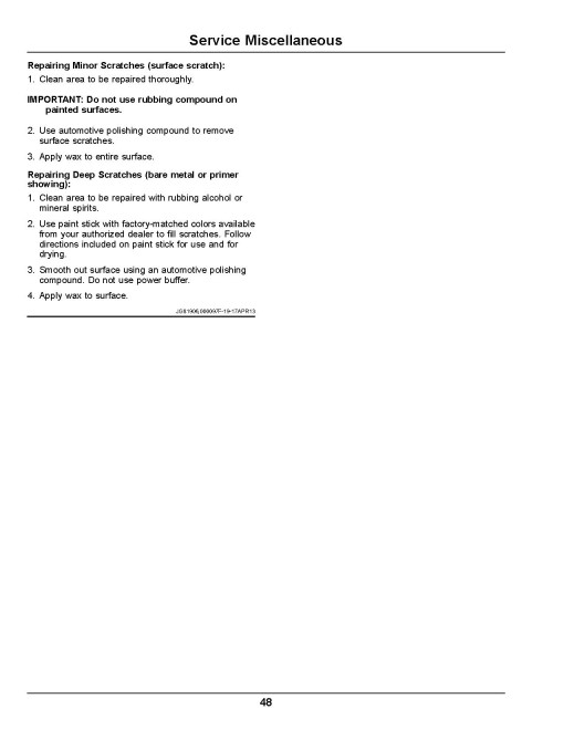 John Deere TS 4x2 Gator Utility Vehicles (SN: 100001 - 150000) (Export Edition) Operators Manual (OMM173812)