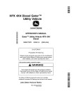 John Deere HPX 4x4 Diesel Gator Utility Vehicles (SN: 130001 - 140000) (North America) Operators Manual (OMM173970)