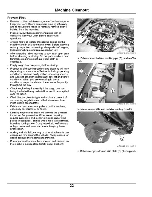 John Deere HPX 4x4 Diesel Gator Utility Vehicles (SN: 130001 - 140000) (North America) Operators Manual (OMM173970)