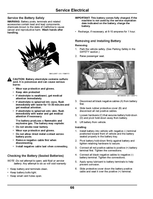 John Deere HPX 4x4 Diesel Gator Utility Vehicles (SN: 130001 - 140000) (North America) Operators Manual (OMM173970)