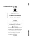 John Deere XUV855D Gator Utility Vehicles (SN: 100001 - 110000) (North America) Operators Manual (OMM173976)