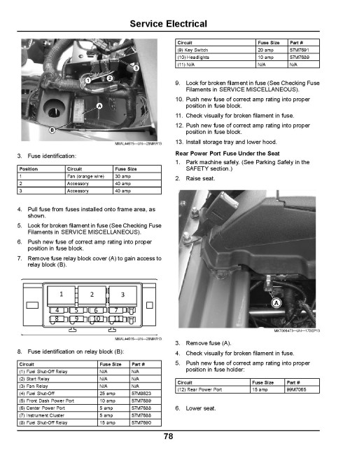 John Deere XUV855D S4 Gator Utility Vehicles (SN: 100001 - 110000) (North America) Operators Manual (OMM173982)