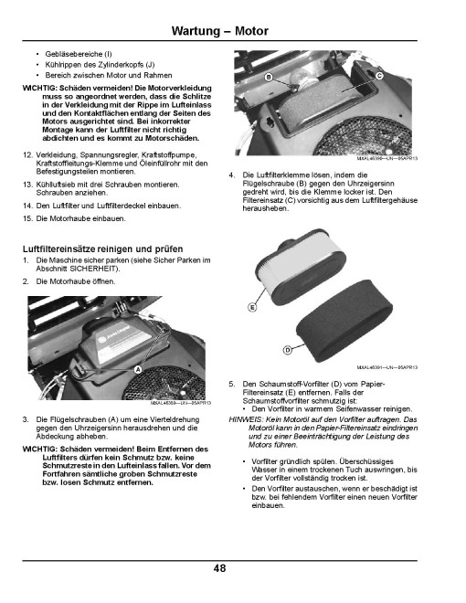 John Deere Select Series X534 and X590 (SN: 100001-110000) Lawn Tractors (Export Edition) Operators Manual (OMM174062)