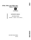 John Deere X750, X754 and X758 (SN: 040001-050000) Lawn Tractors (Export Edition) Operators Manual (OMM174241)