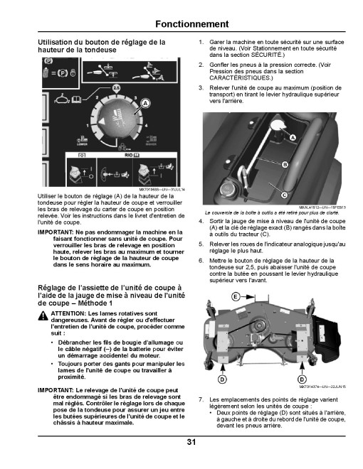 John Deere X750, X754 and X758 (SN: 040001-050000) Lawn Tractors (Export Edition) Operators Manual (OMM174241)