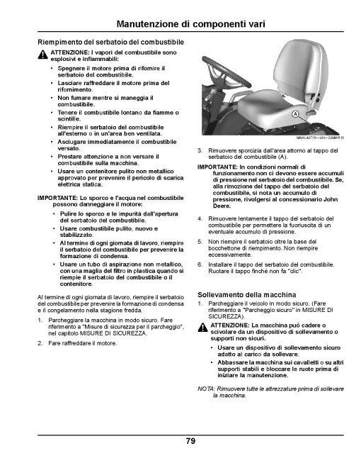 John Deere X750, X754 and X758 (SN: 040001-050000) Lawn Tractors (Export Edition) Operators Manual (OMM174241)