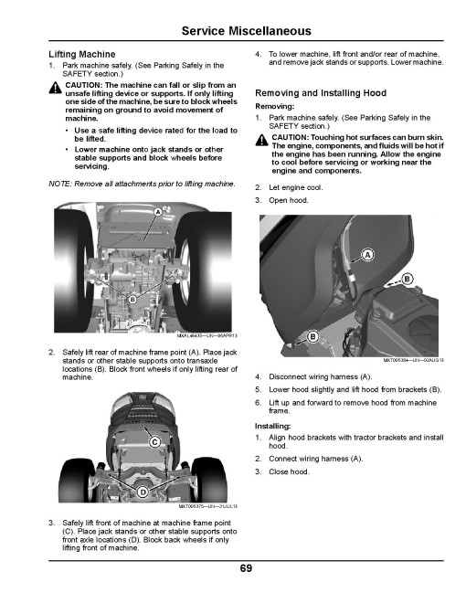 John Deere X330, X350, X354, X370, X380, X384, X390, X394 (SN:010001-020000) Lawn Tractors (N.America) Operators Manual (OMM174375)