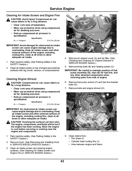 John Deere Select Series X350R (SN: 010001-020000) Lawn Tractors (North America) Operators Manual (OMM174376)